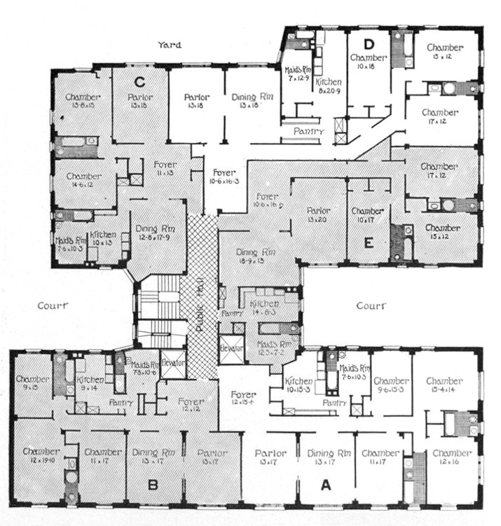 Apartment Floorplans, 1930s Fists and .45s!